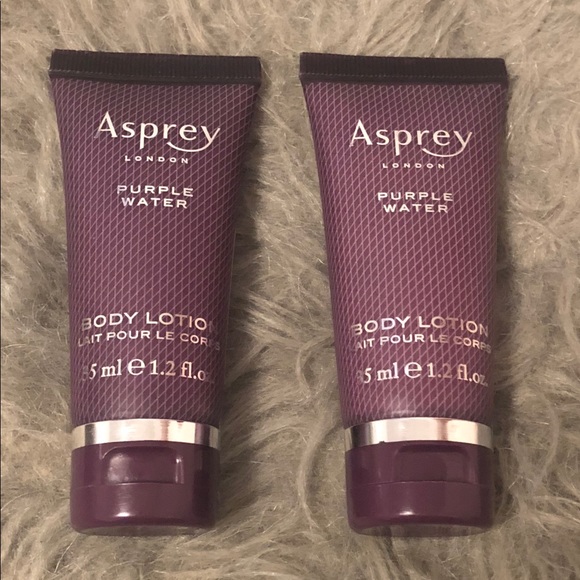 Asprey Makeup Asprey London Purple Water Set Of 2 Body Lotions